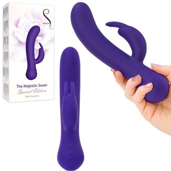 Majestic Swan Special Edition Rabbit Vibrator