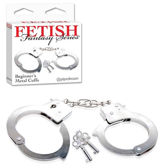 Fetish Fantasy Beginners Metal Cuffs