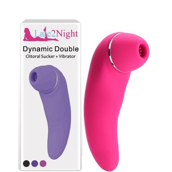 Dynamic Double Clitoral Sucker + Vibrator