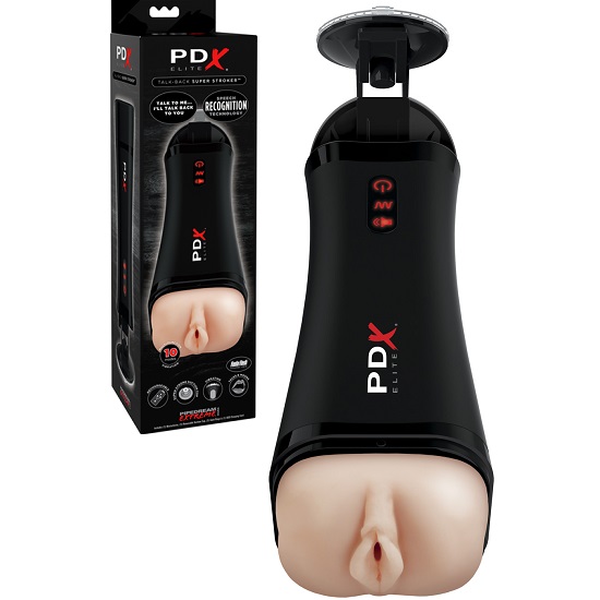 PDX Elite Talk-Back Super Stroker
