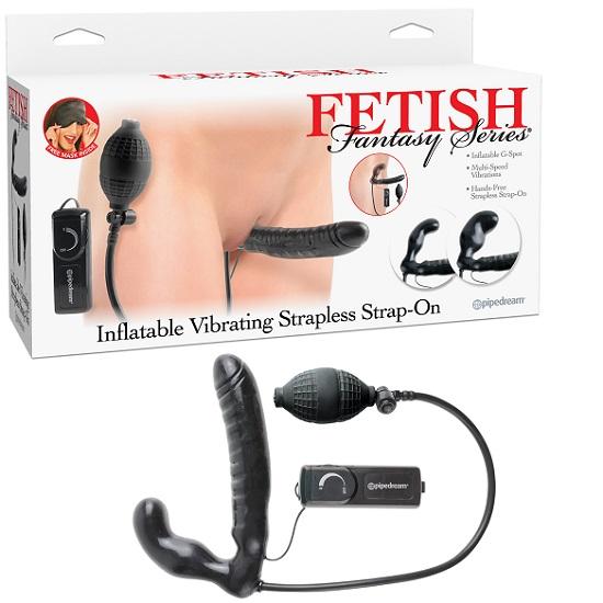 Fetish Fantasy Inflatable Vibrating Strapless Strap-On
