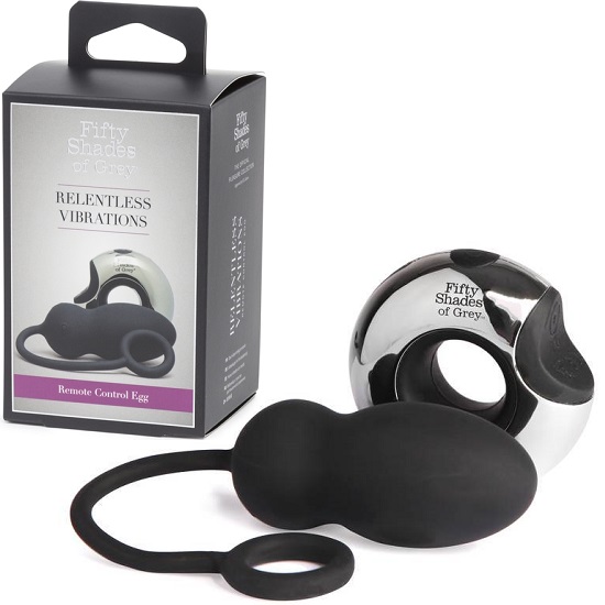 Fifty Shades Of Grey Relentless Vibrations Remote Control Egg