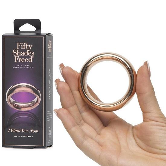 I Want You Now Steel Love Ring