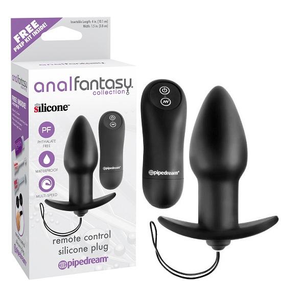 Anal Fantasy Collection Remote Control Silicone Plug