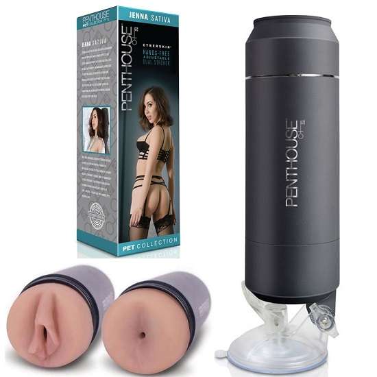 Penthouse Pet Jenna Sativa Cyberskin Dual Stroker