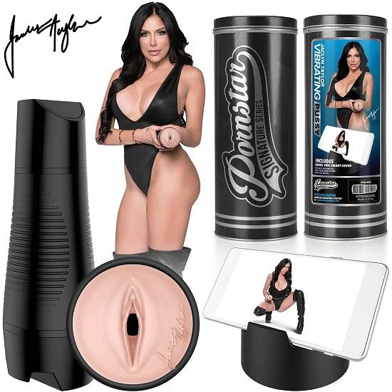 Pornstar Signature Series Jaclyn Taylor Rechargeable Vibrating Pussy Stroker