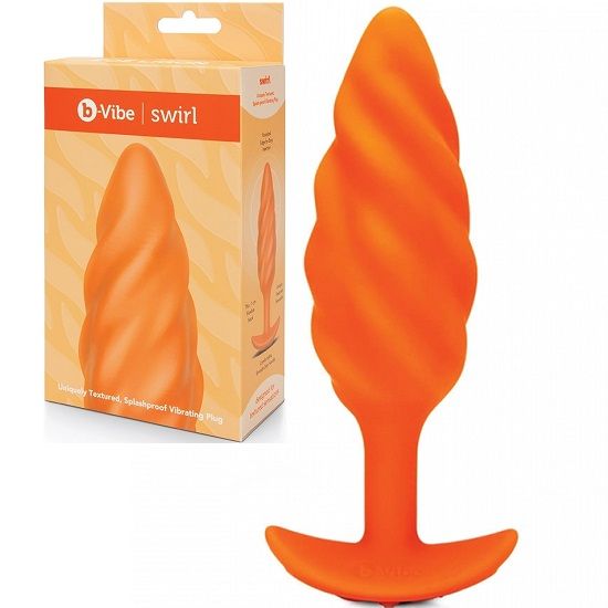 B-Vibe Swirl Texture Plug