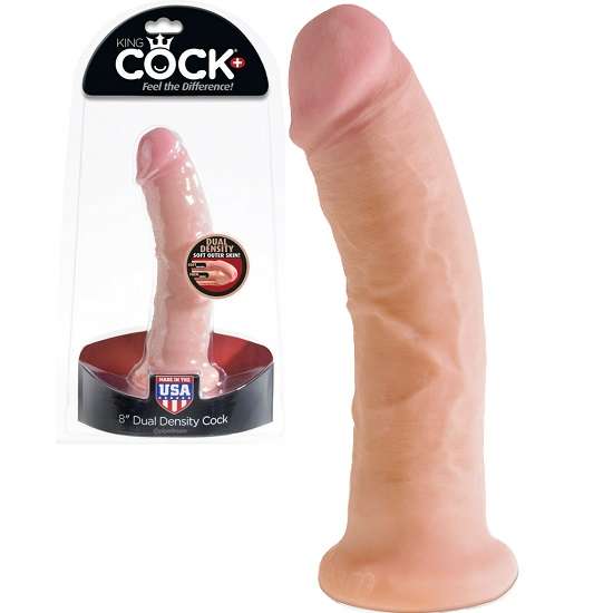 King Cock 9 Inch Dual Density Dildo
