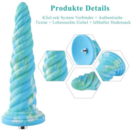 HiSmith KlicLok 10 Inch Awl Shape Dildo