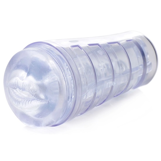 Mistress Courtney Diamond Deluxe Clear Mouth Stroker