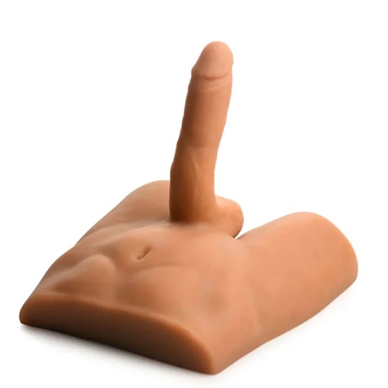 Jock Ass Masturbator With Poseable Dildo