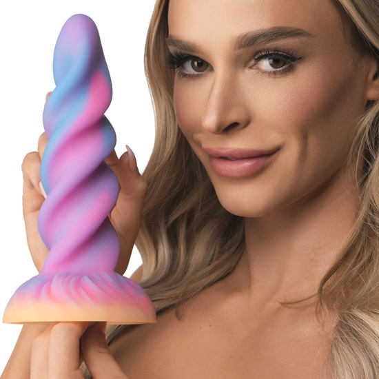 Creature Cocks Moon Rider Glow-In-The-Dark Unicorn Dildo
