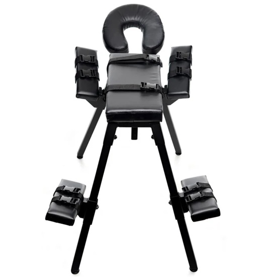 Master Series Obedience Extreme Sex Bench With Restraint Straps
