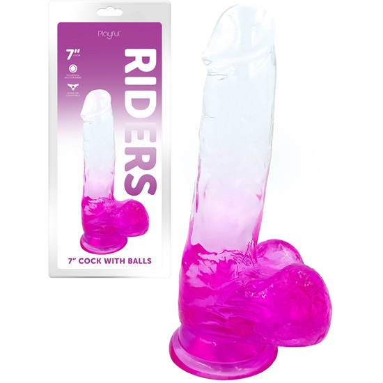 Playful Riders 7 Inch Cock With Balls