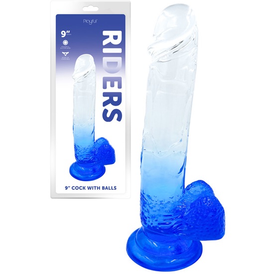 Playful Riders 9 Inch Cock With Balls