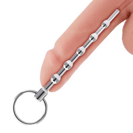 Blue Line 4.5″ Stainless Steel Beaded Urethral Sound