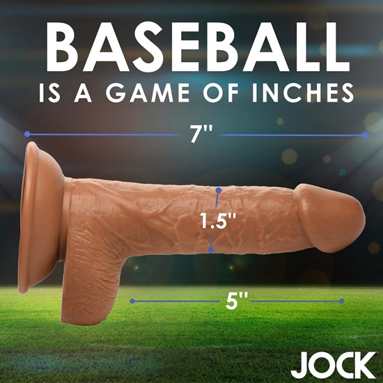 Fantasy Jock Baseball Brian 7 Inch Dildo - Image 4