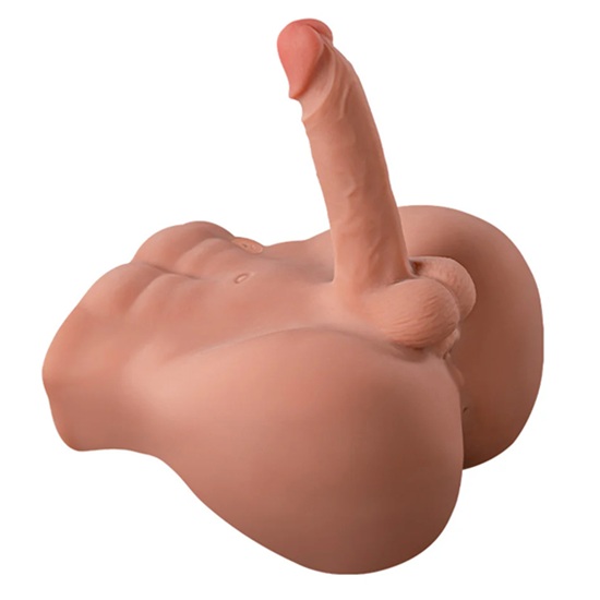 Xise Bartlett Male Torso With Thrusting Vibrating Cock